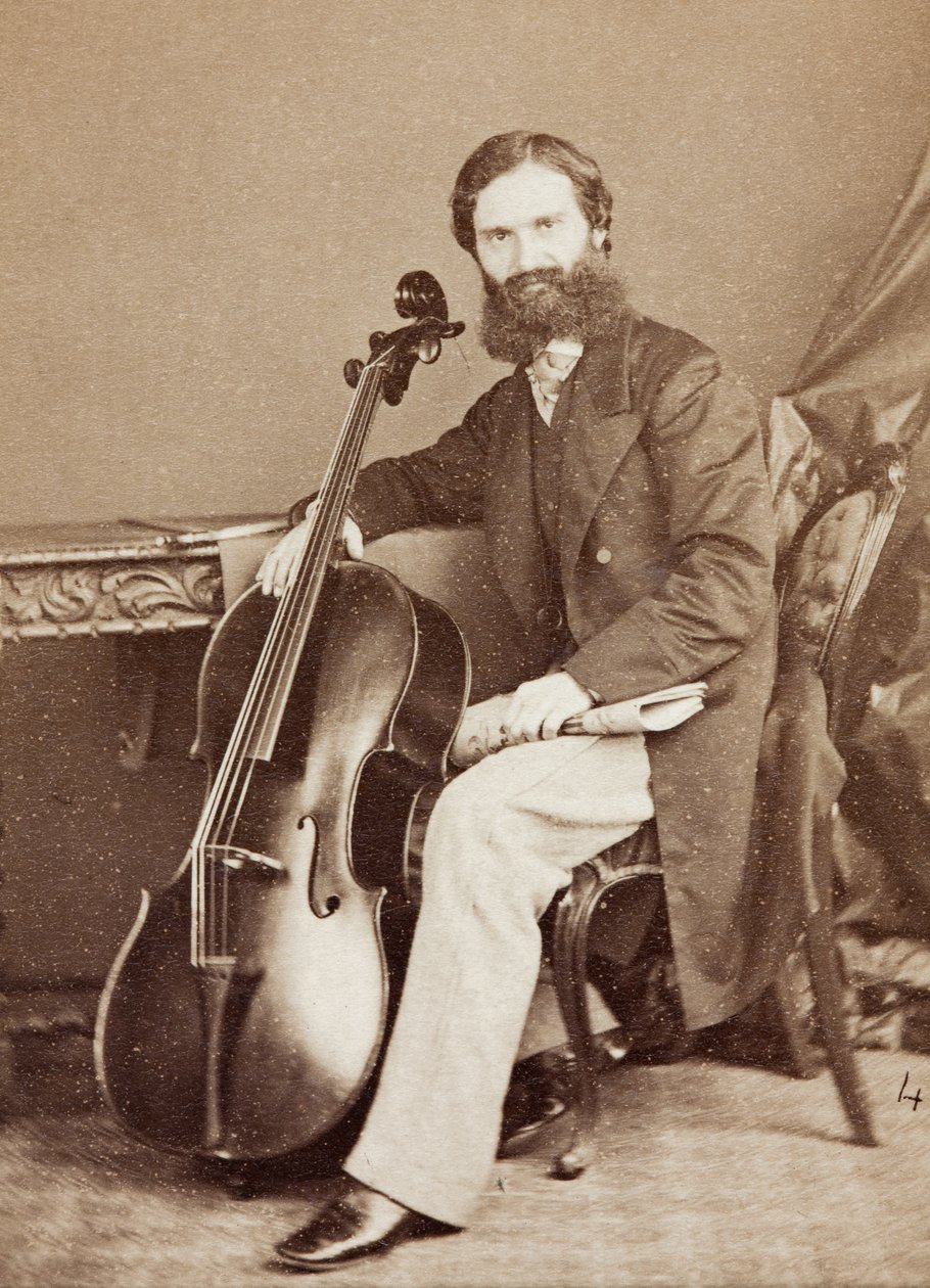 Ritratto di Alfredo Piatti da Henry Hering