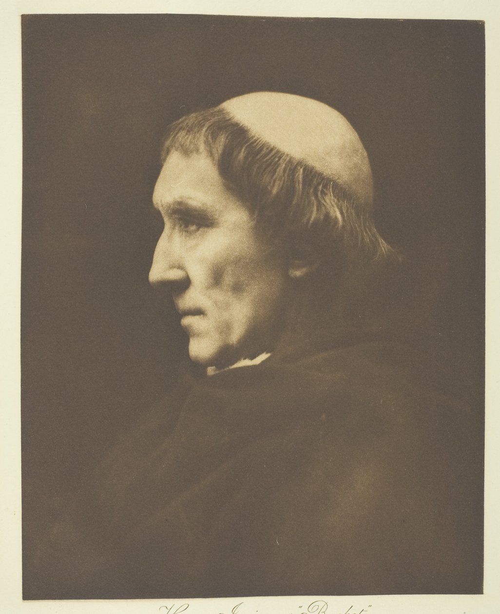 Henry Irving come "Becket" da Henry Herschel Hay Cameron