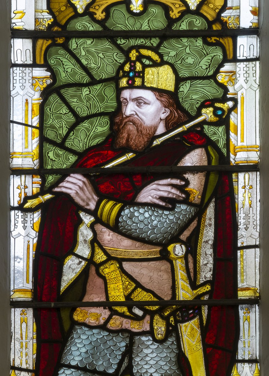 Cambridge, Trinity College, Heaton Butler & Bayne, Henry Holiday, Carolus, 1870, CA da Henry Holiday