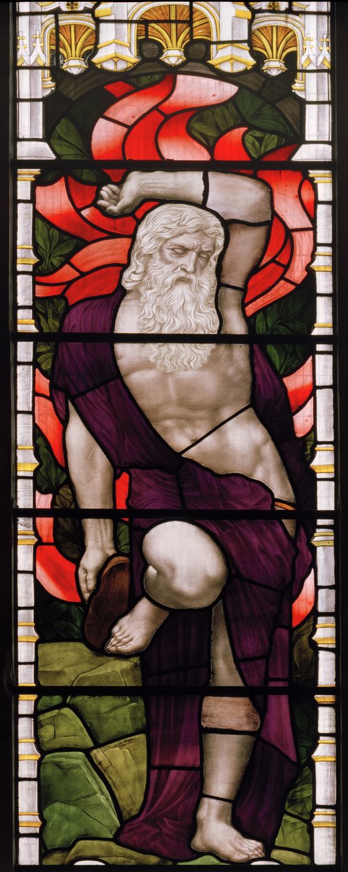 Evesham, Tutti i Santi, James Powell & Sons, Henry Holiday, Mosè da Henry Holiday