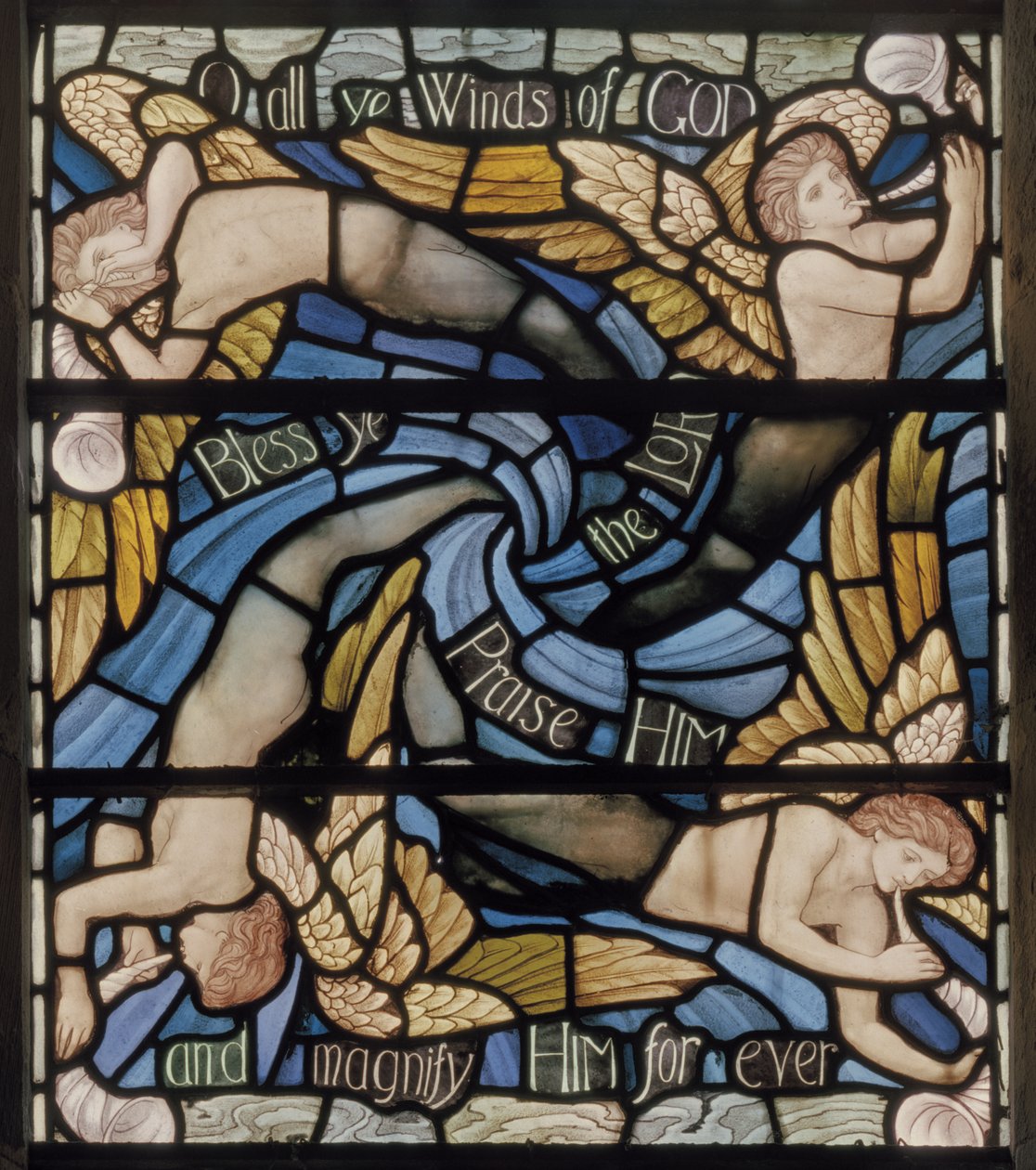 O Venti di Dio, Finestra Benedicite (dettaglio) da Henry Holiday