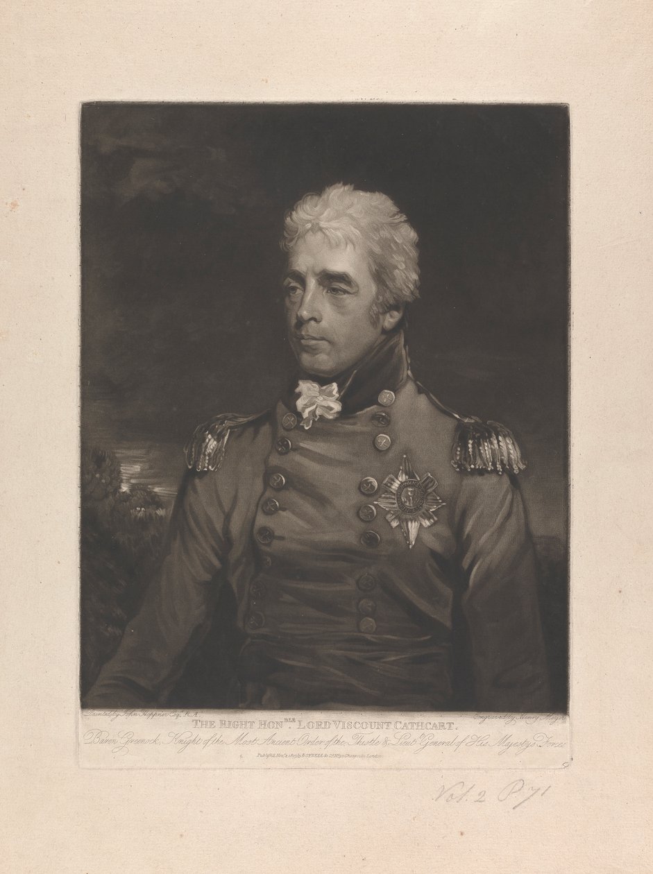 Onorevole Lord Visconte Cathcart da Henry Hoppner Meyer
