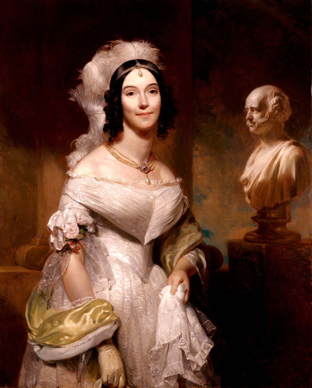Angelica Singleton Van Buren (Signora Abraham Van Buren) da Henry Inman