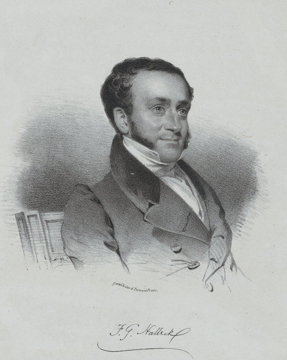 Fitz-Greene Halleck da Henry Inman
