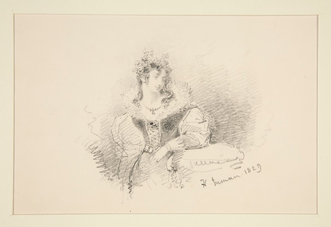 Ritratto di una donna da Henry Inman