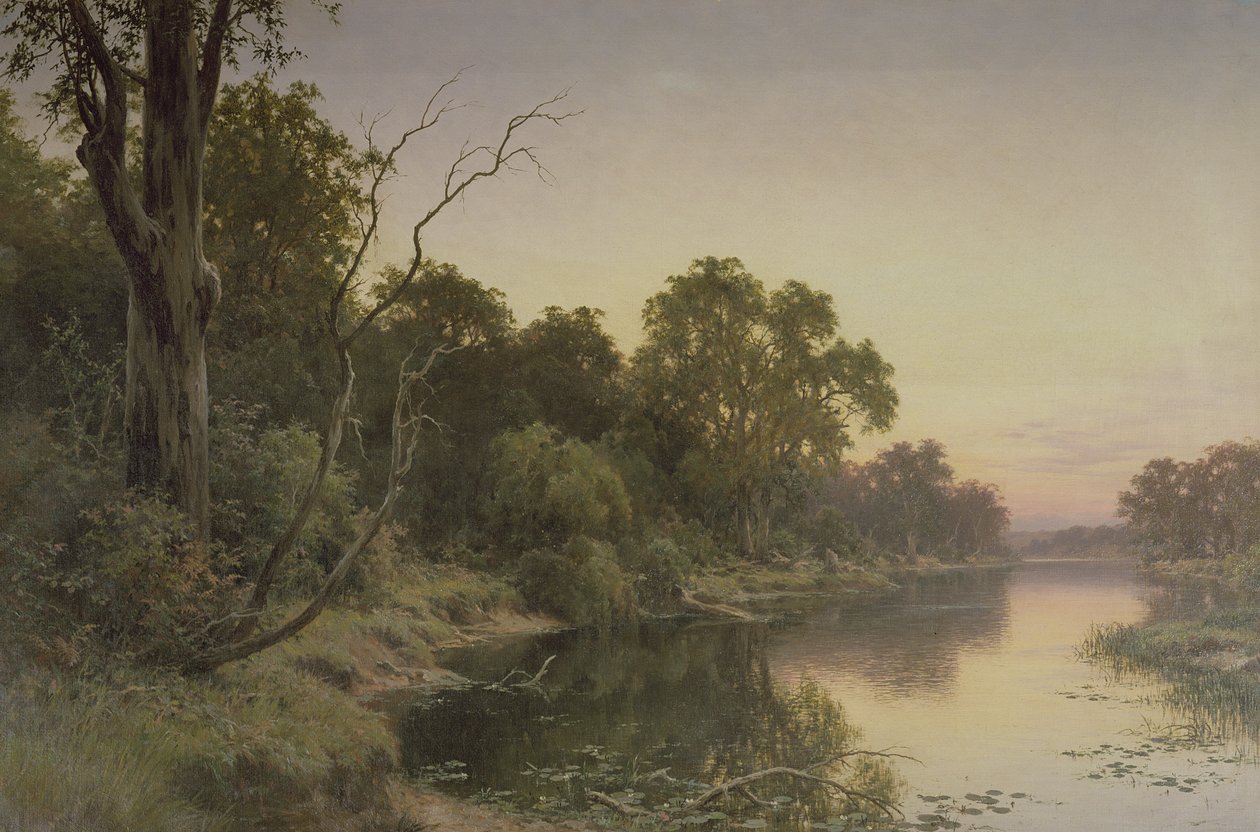 Un canale del fiume Murray da Henry James Johnstone