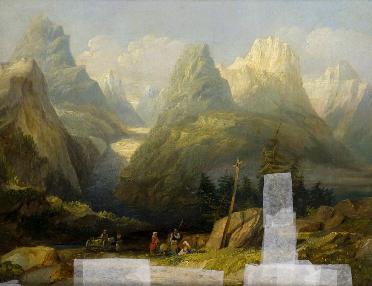 Una Vista delle Alpi da Henry John (attr. to) Boddington