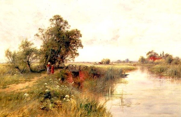 Sul Tamigi vicino a Wallingford da Henry John Kinnaird
