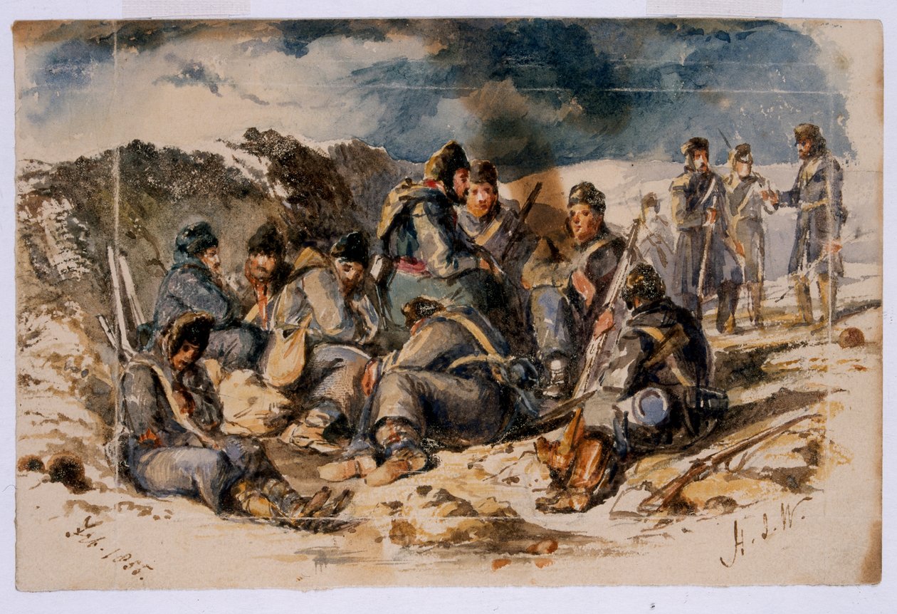Scena notturna, Sebastopoli da Henry John Wilkinson