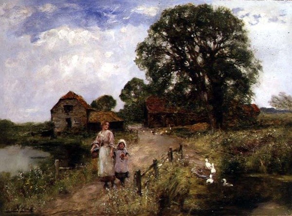 Il sentiero lungo il fiume da Henry John Yeend King