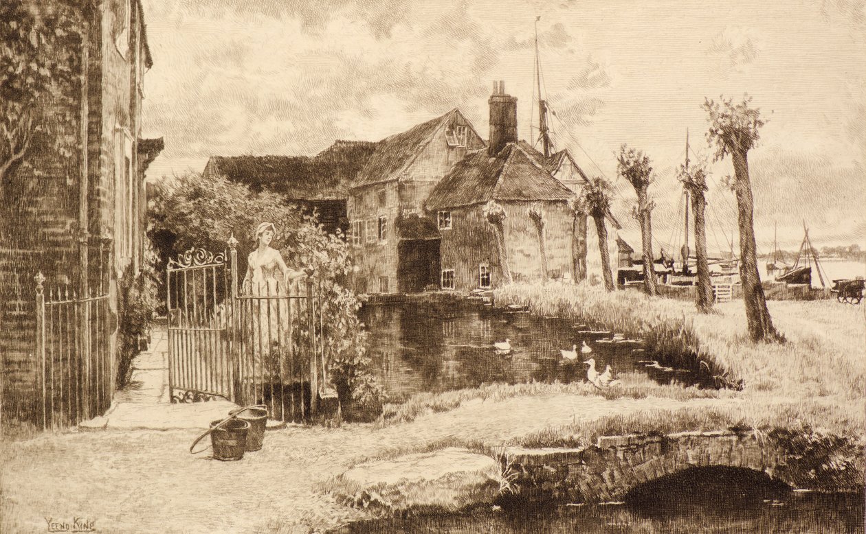 Senza Titolo [Scena di Villaggio] da Henry John Yeend King