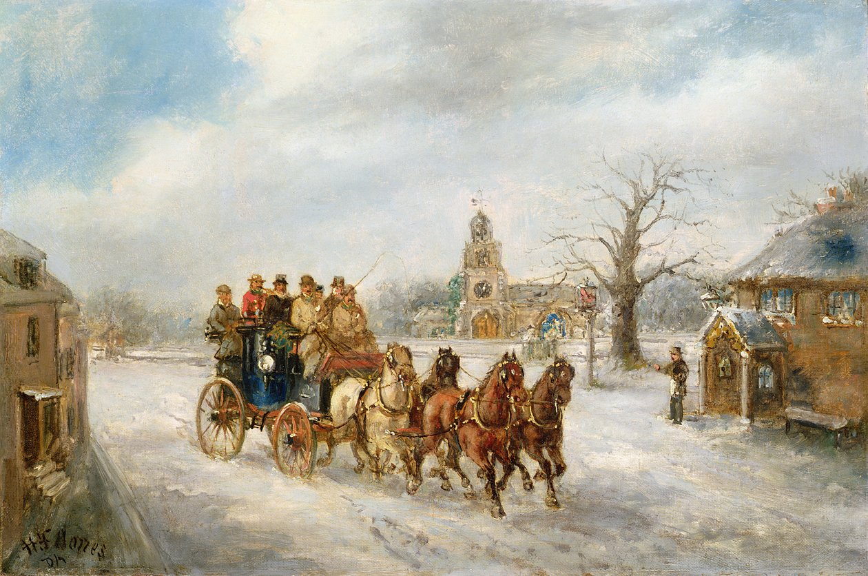La carrozza di Uxbridge vicino a Hillingdon da Henry Jones