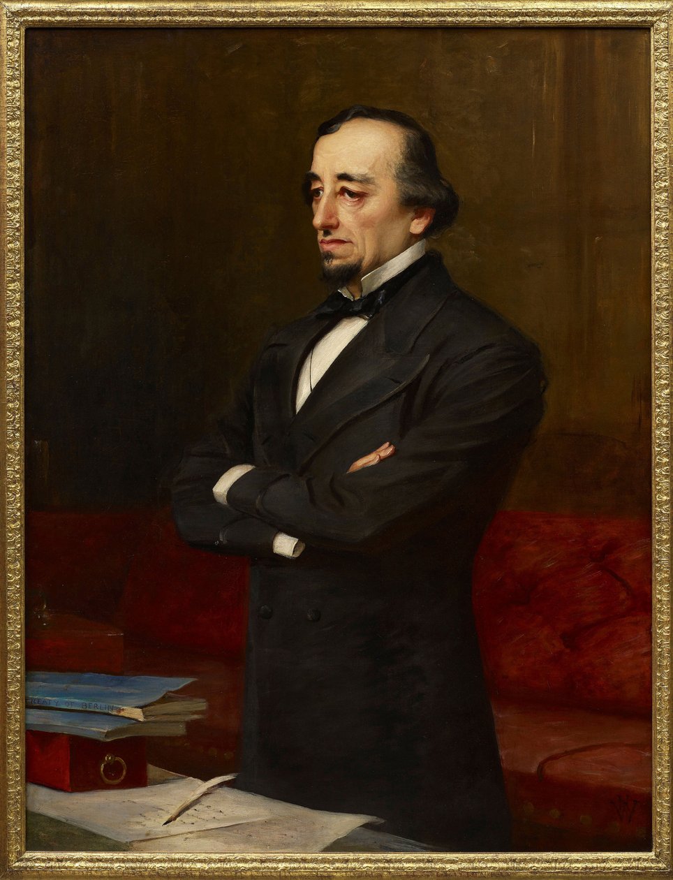 Ritratto di Benjamin Disraeli da Henry Jr. Weigall