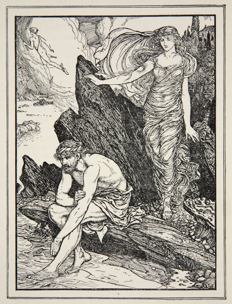 Calipso ha pietà di Ulisse, da 