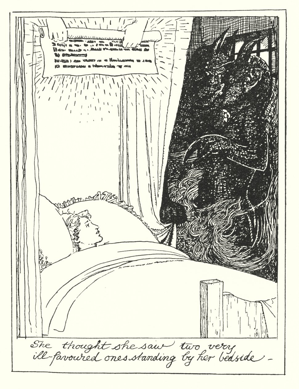 Illustrazione per Il cammino del pellegrino di John Bunyan (litografia) da Henry Justice Ford