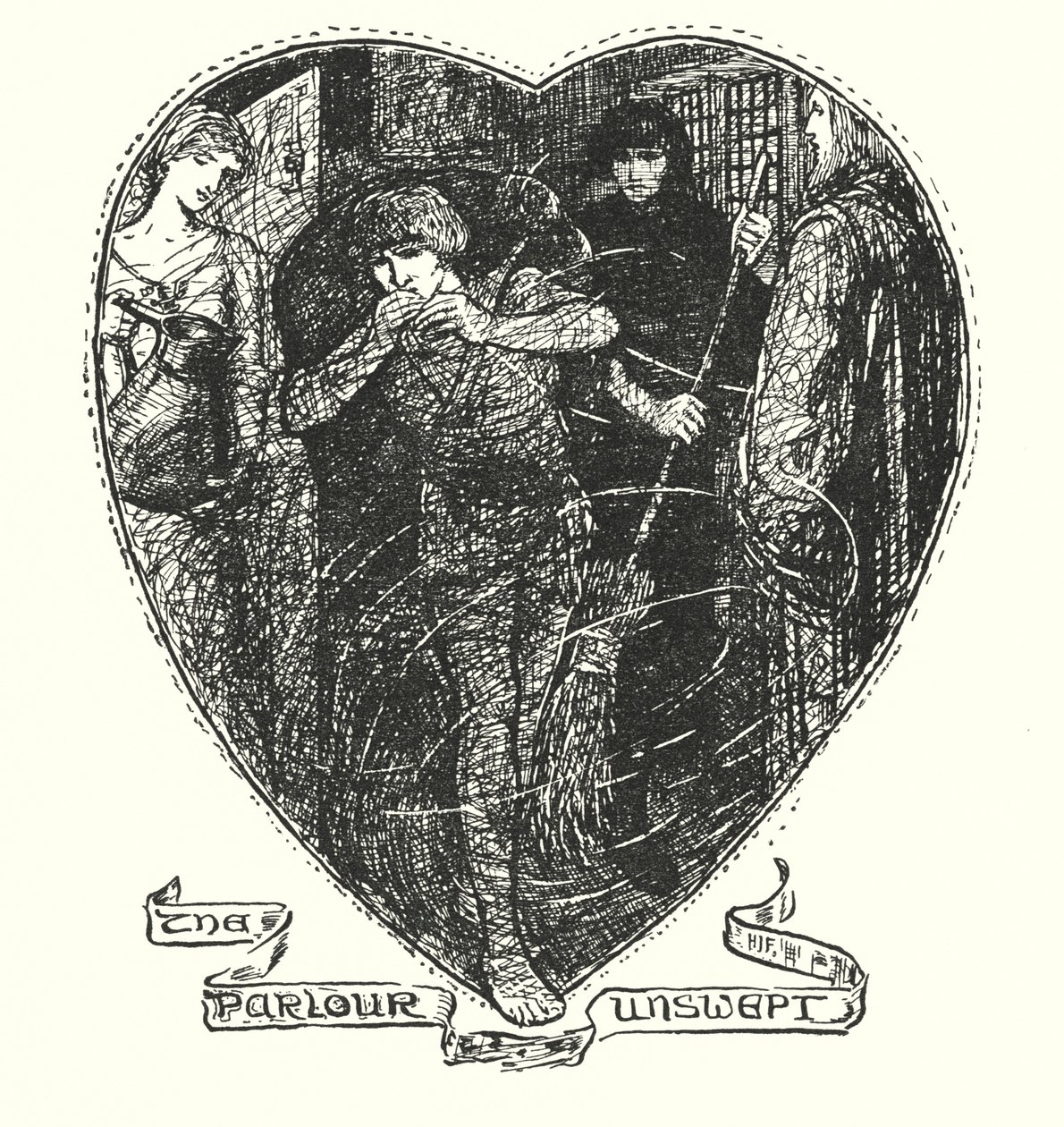 Illustrazione per Il cammino del pellegrino di John Bunyan (litografia) da Henry Justice Ford