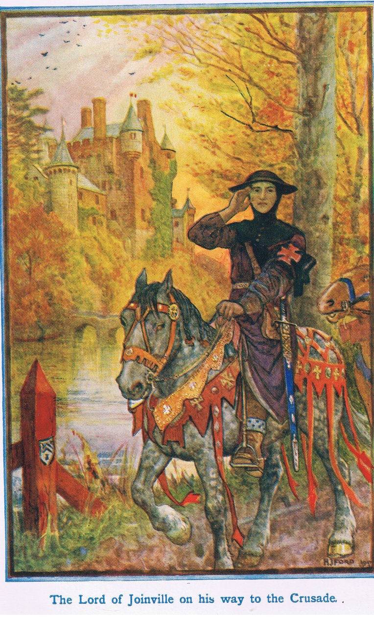 Il Signore di Joinville in viaggio verso le Crociate da Henry Justice Ford