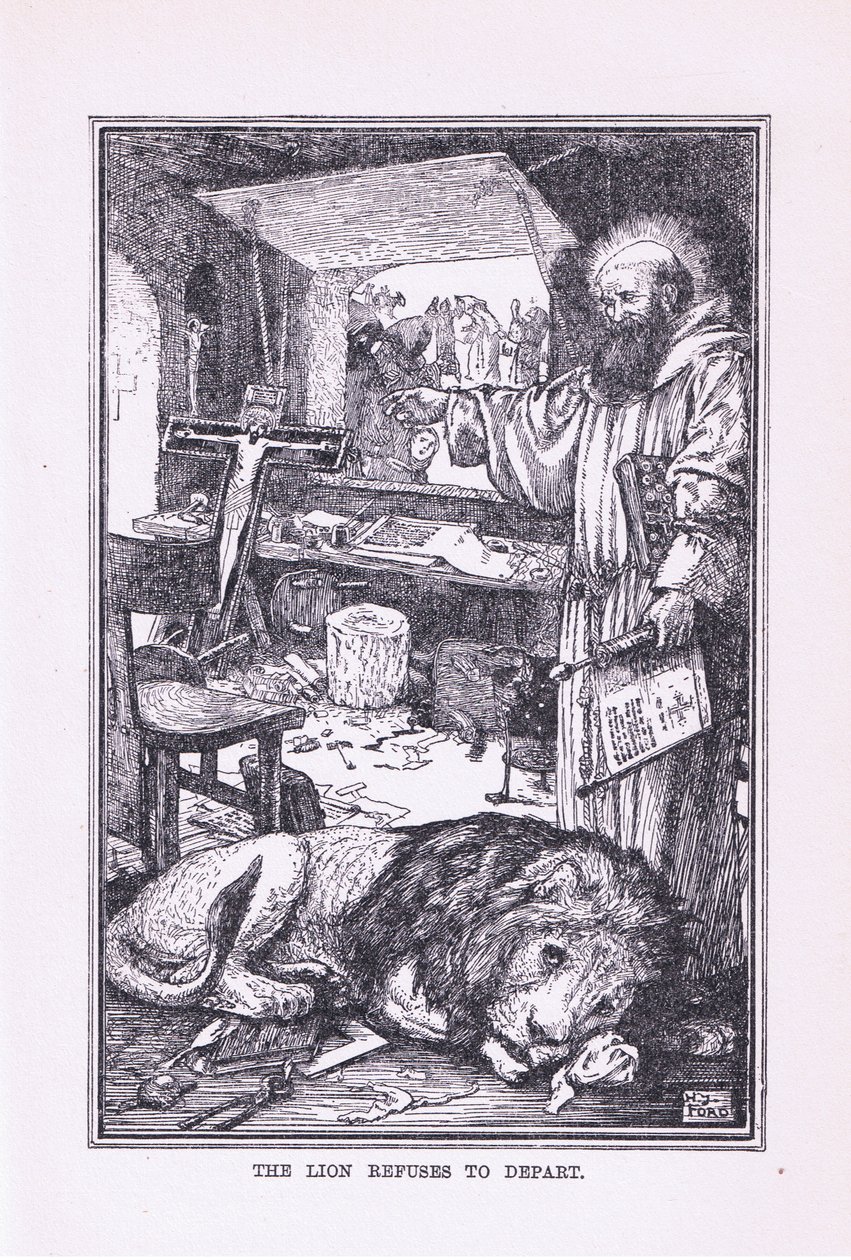 Il leone si rifiuta di partire, 1912 da Henry Justice Ford