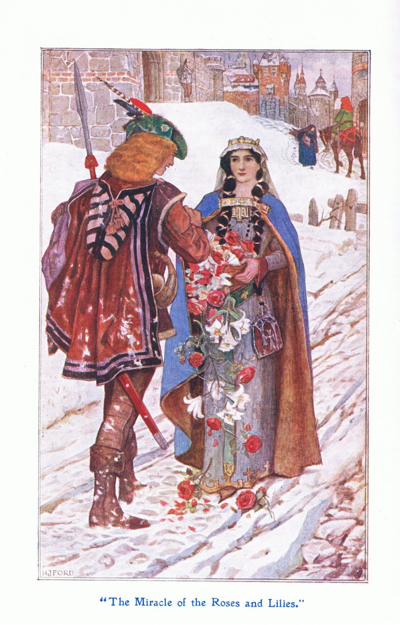 Il miracolo delle rose e dei gigli da Henry Justice Ford