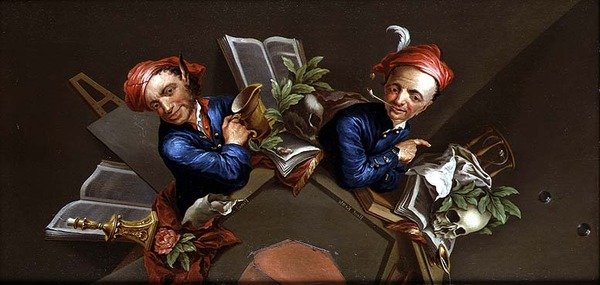 Una Vanitas Anamorfica da Henry Kettle