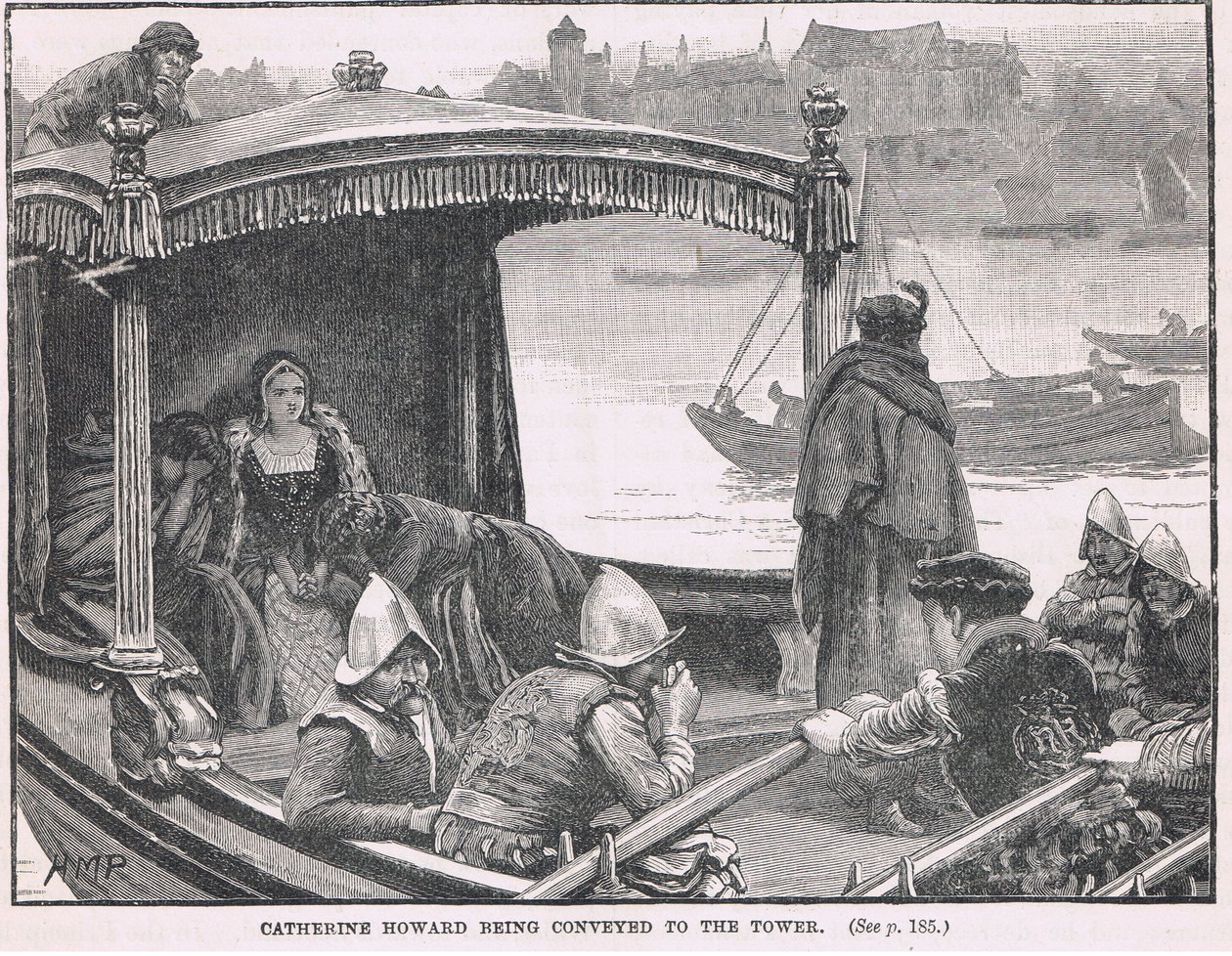 Caterina Howard condotta alla Torre nel 1542 da Henry Marriott Paget