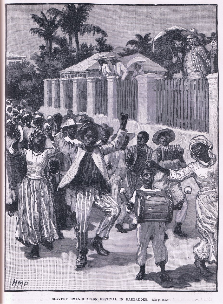 Festival di emancipazione della schiavitù a Barbados, 1834 da Henry Marriott Paget