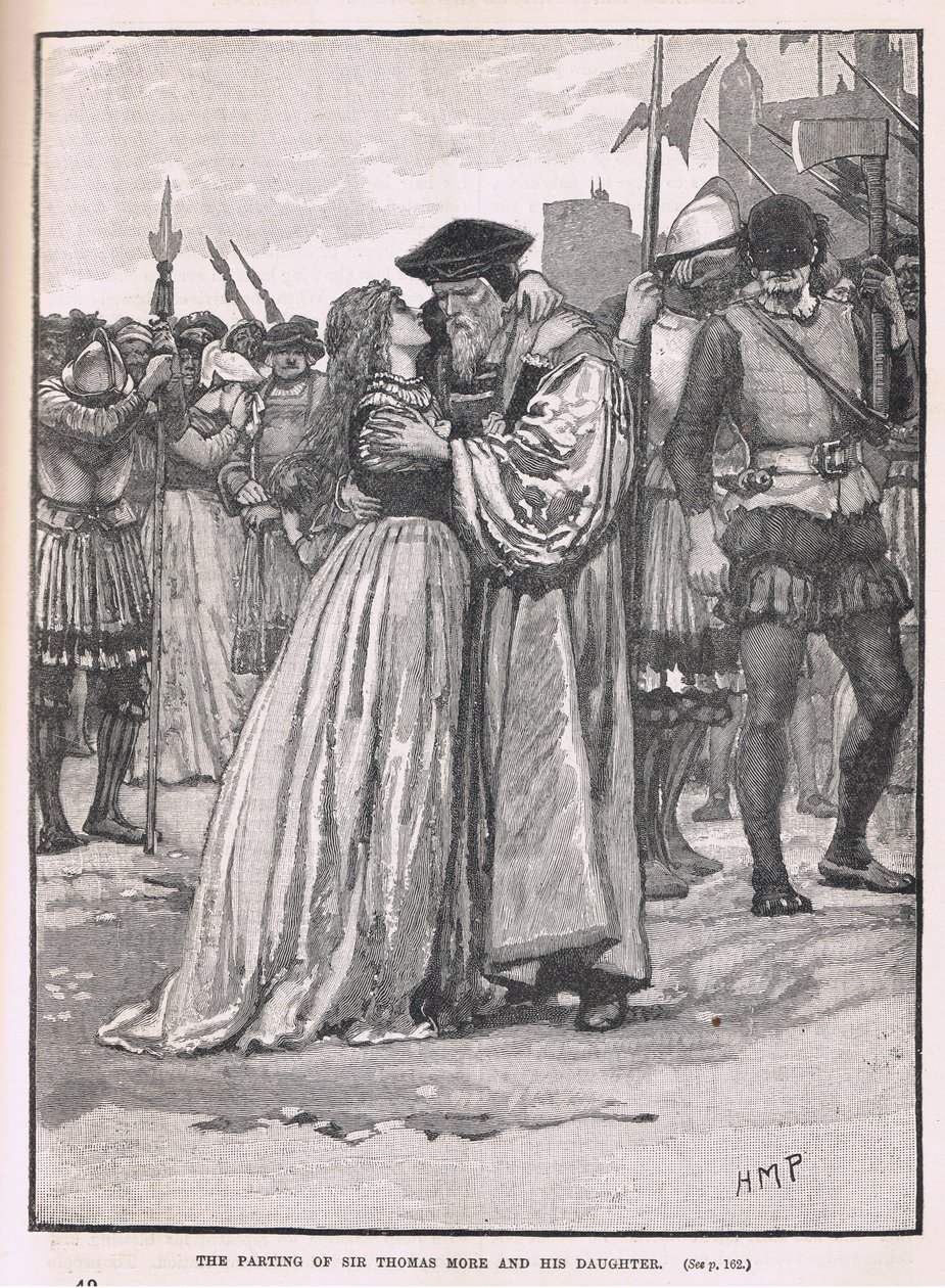 La separazione di Sir Thomas More e sua figlia 1534 da Henry Marriott Paget
