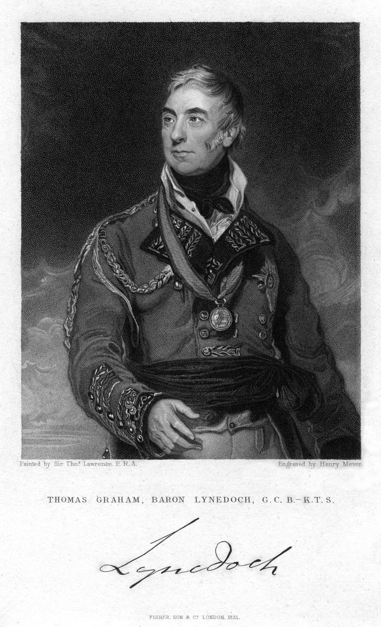 Thomas Graham, 1º Barone Lynedoch, politico e soldato scozzese, 1831 da Henry Meyer