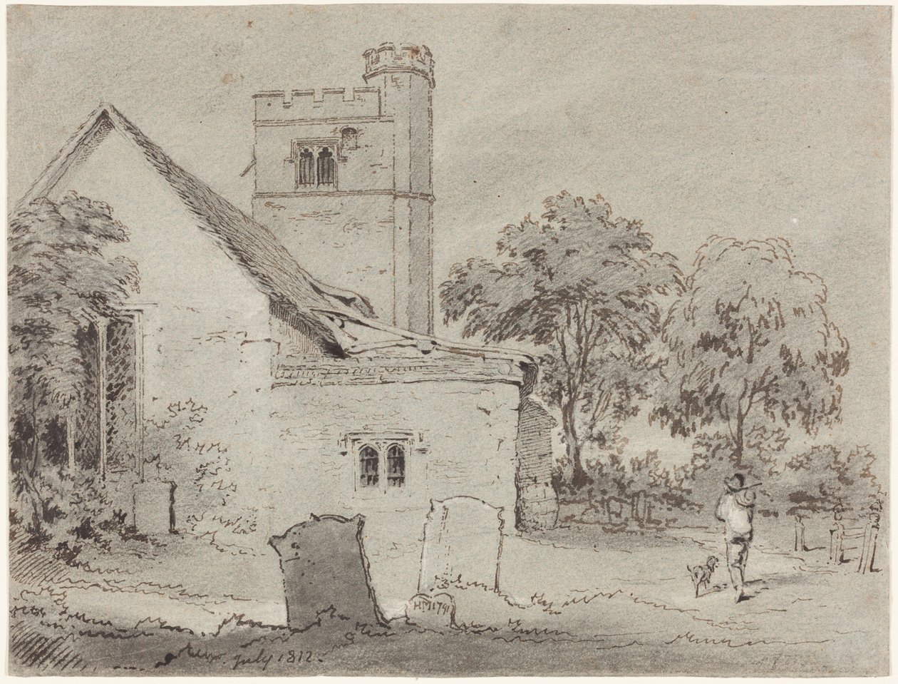 Chiesa di Aldenham, Hertfordshire da Henry Monro