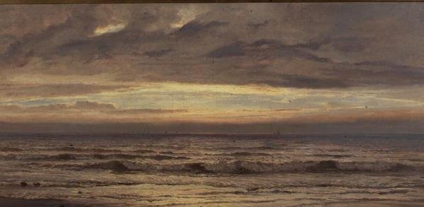 La spiaggia, sera da Henry Moore