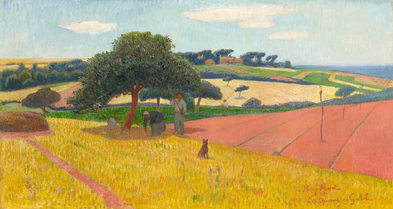 Les Chaumes en Guidel, 1891 da Henry Moret