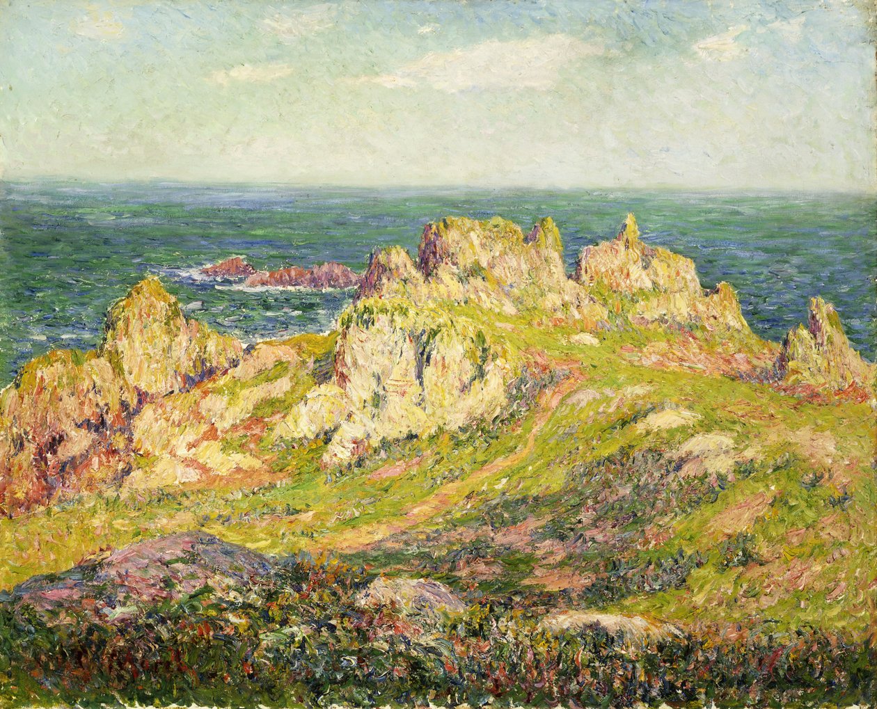 Rocce sul mare da Henry Moret