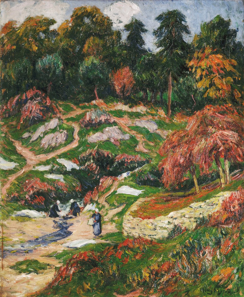 Il Lavatoio a Doelan, Finistere da Henry Moret