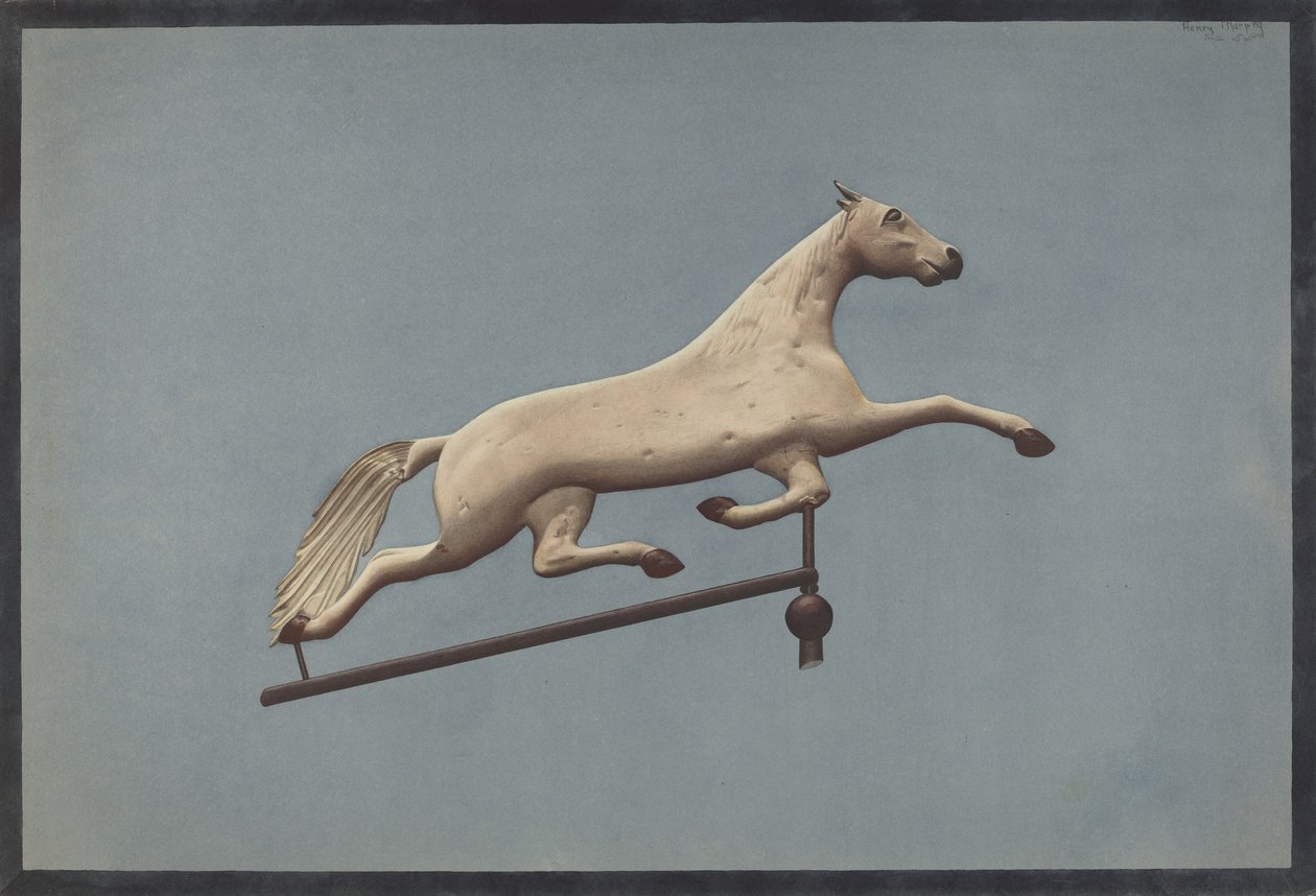 Segnavento a forma di cavallo da Henry Murphy