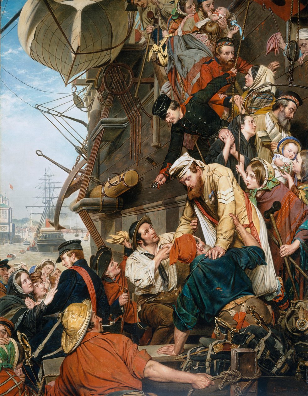 Di nuovo a casa, 1858, 1860 da Henry Nelson ONeil