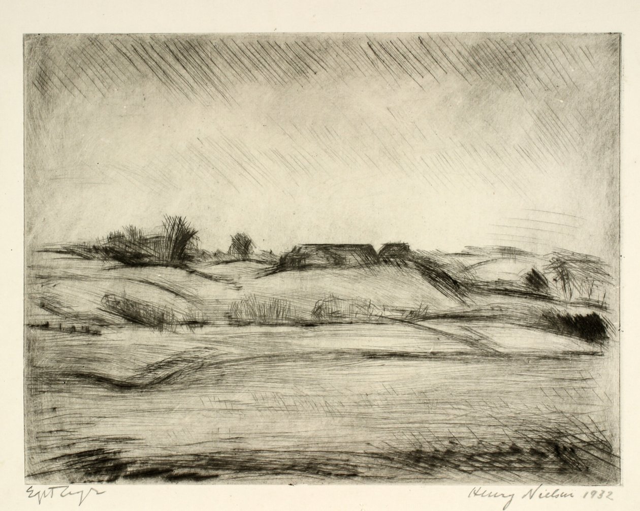 Paesaggio aperto con fattoria da Henry Nielsen