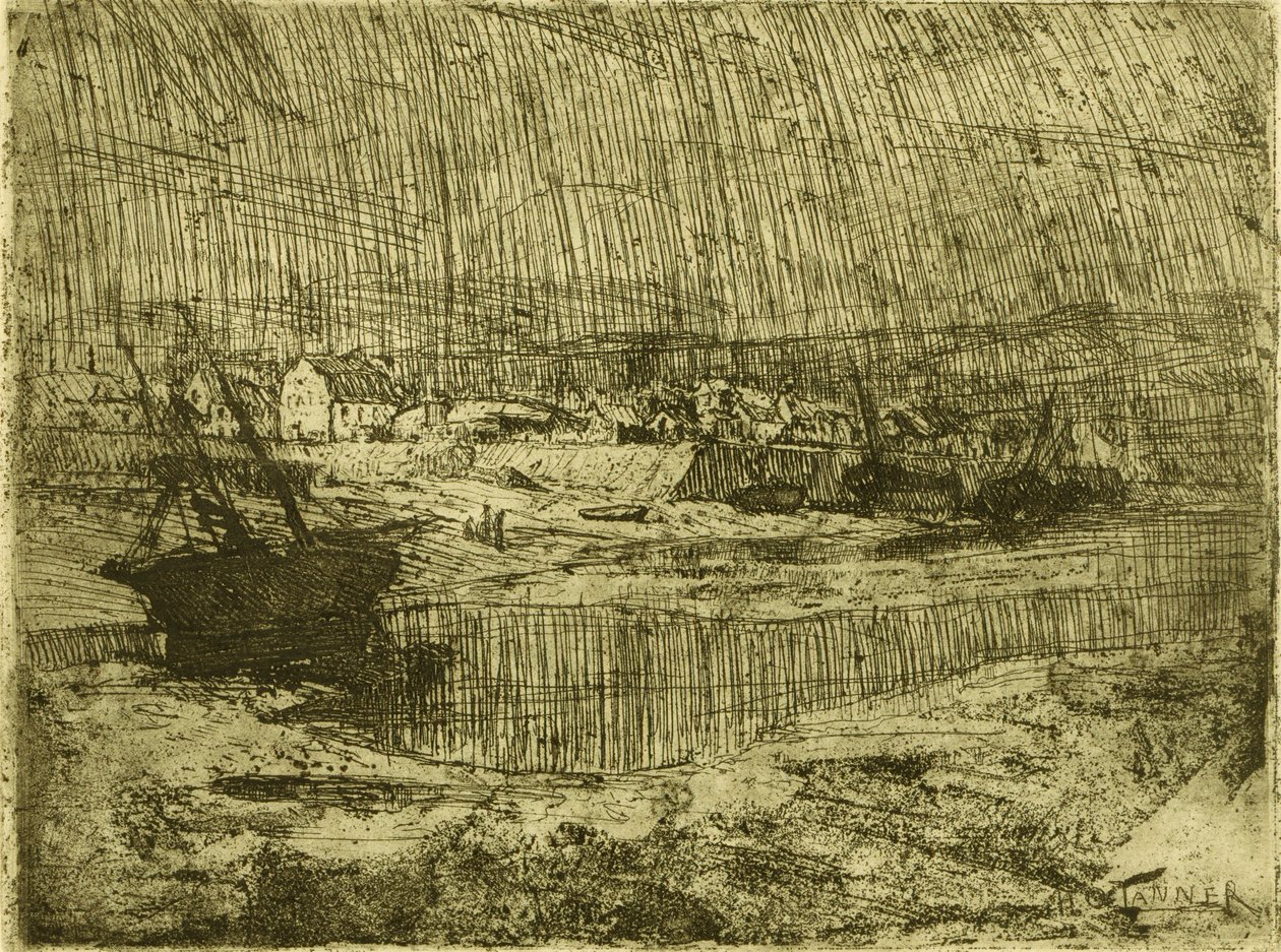 Barche da pesca rovesciate, Bretagna da Henry Ossawa Tanner