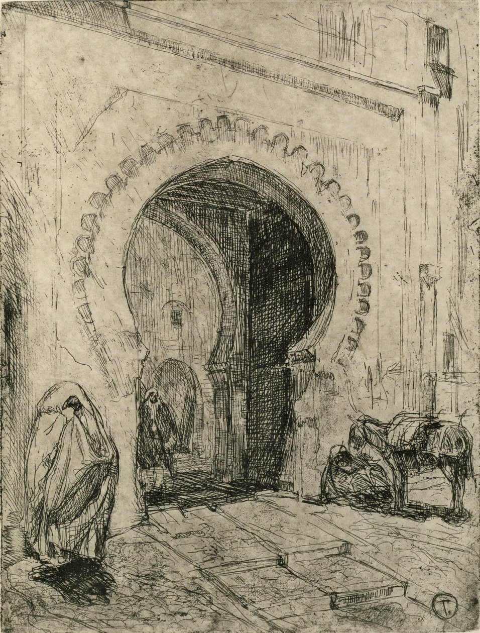 Porta a Tangeri da Henry Ossawa Tanner