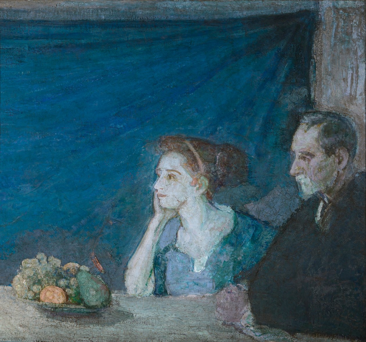 Ritratto di Mr. e Mrs. Atherton Curtis con natura morta da Henry Ossawa Tanner