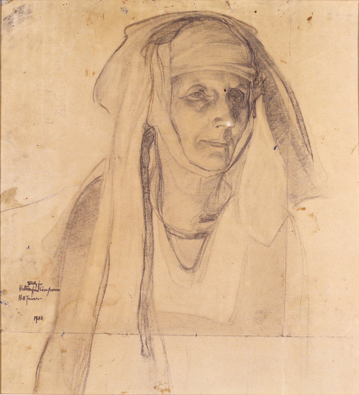 Studio per Maria, ritorno dalla crocifissione da Henry Ossawa Tanner