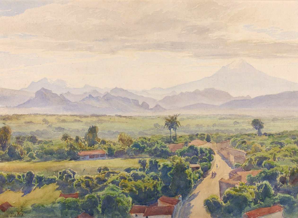 Veduta di Cuernavaca, fine XIX - inizio XX secolo da Henry Otto Wix
