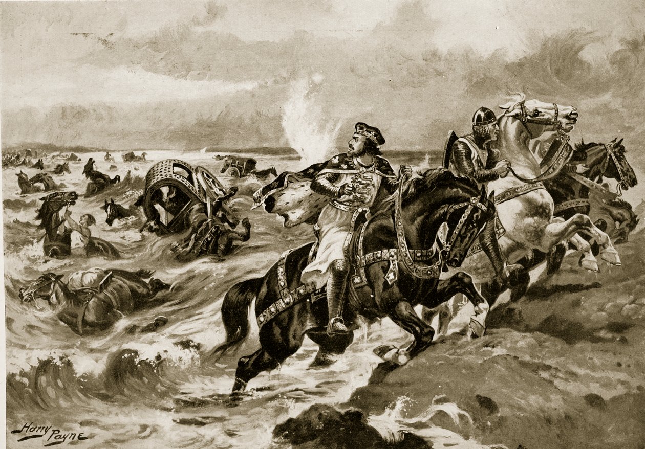 John perde il suo bagaglio, illustrazione da 
