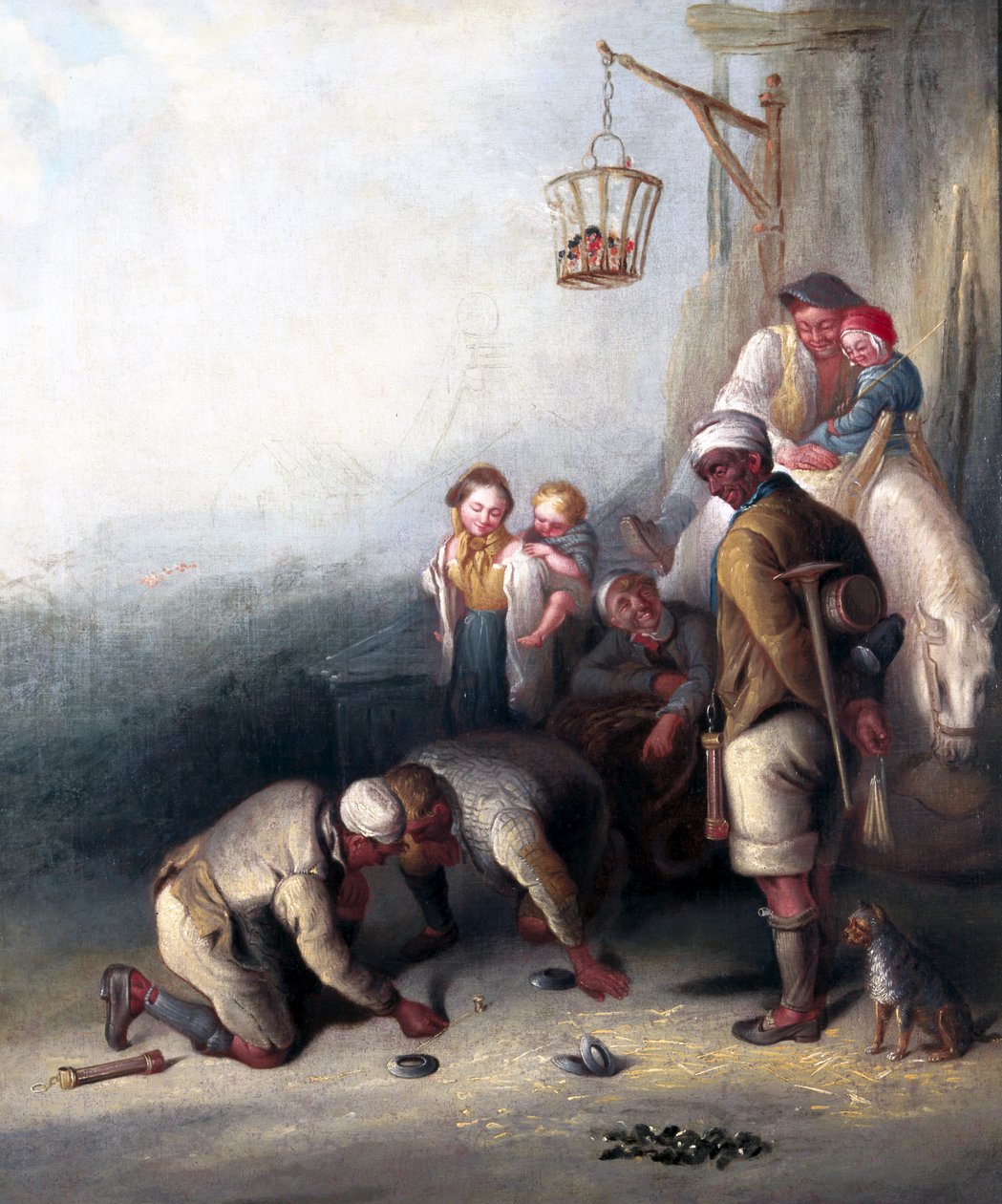Il colpo contestato, c.1836 da Henry Perlee Parker