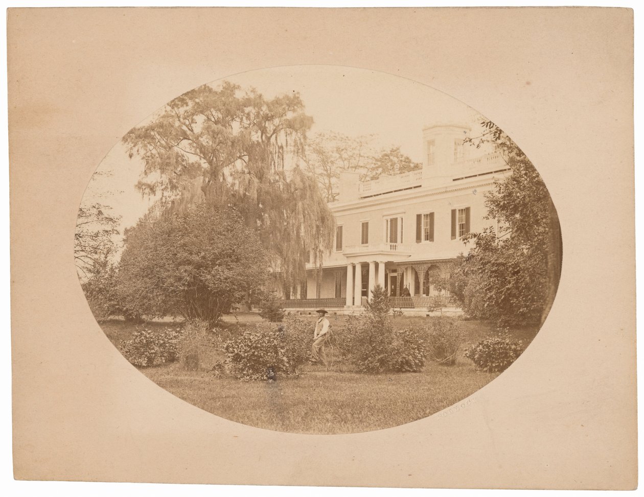Doughoregan Manor, Maryland, c. 1860 (foto) da Henry Pollock