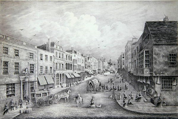 La High Street, Guildford, Surrey da Henry Prosser