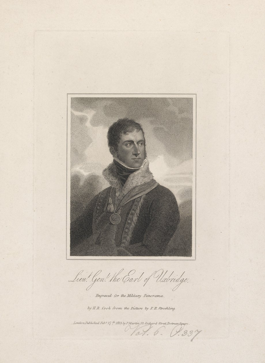 Tenente Generale, Henry Paget, Conte di Uxbridge da Henry R. Cook