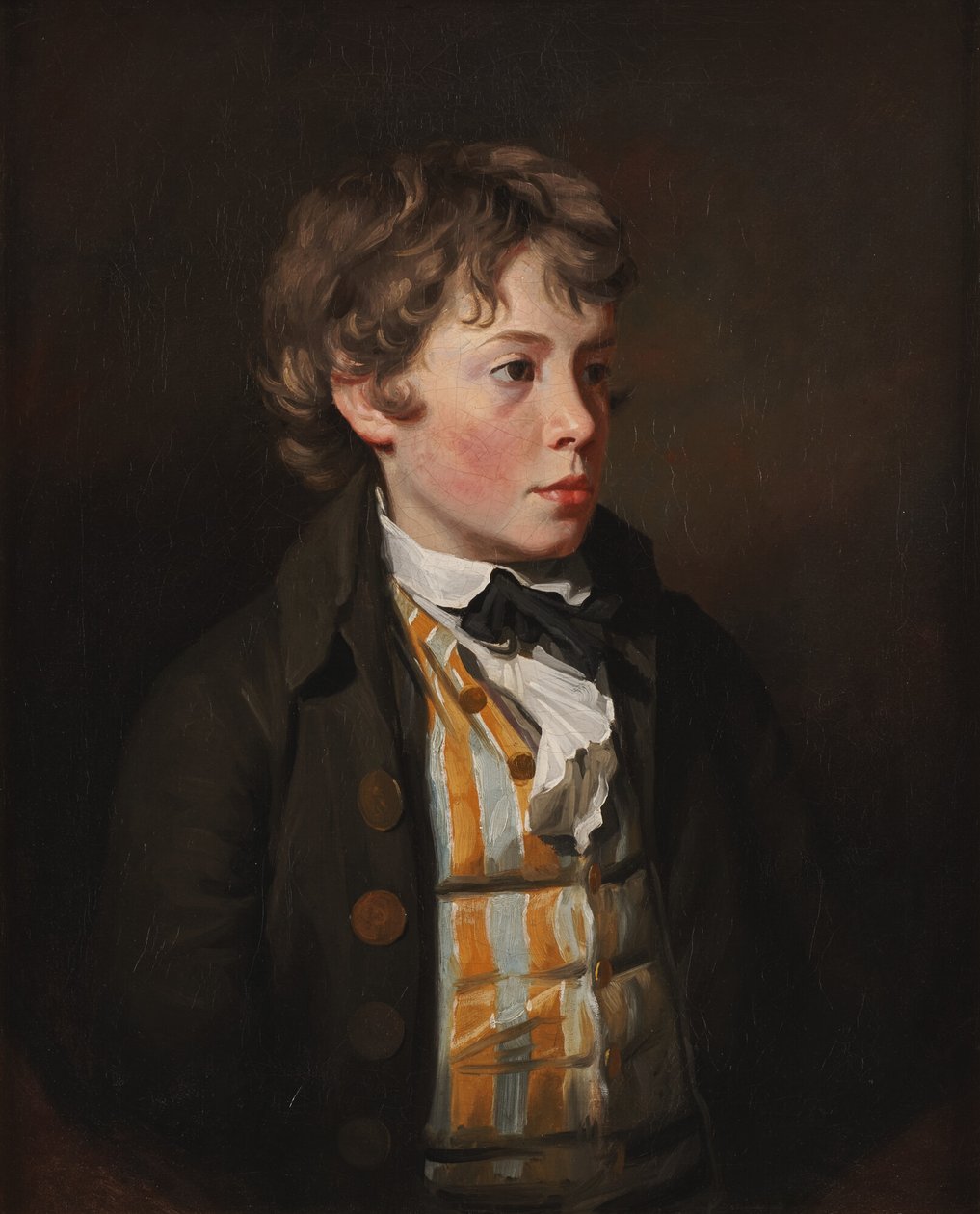 Ritratto di ragazzo con panciotto a righe da Henry Raeburn