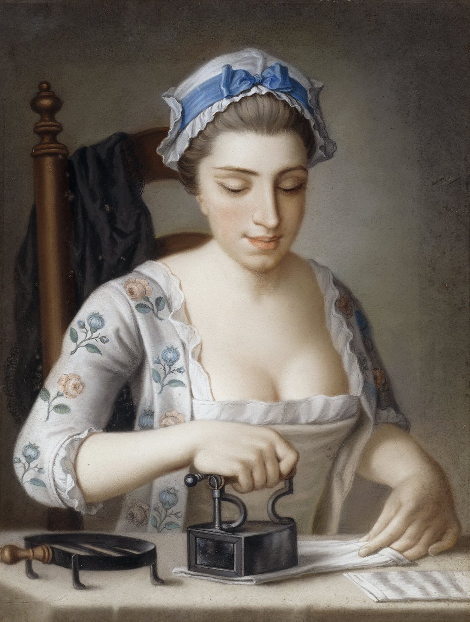 Una Cameriera che Stira da Henry Robert Morland