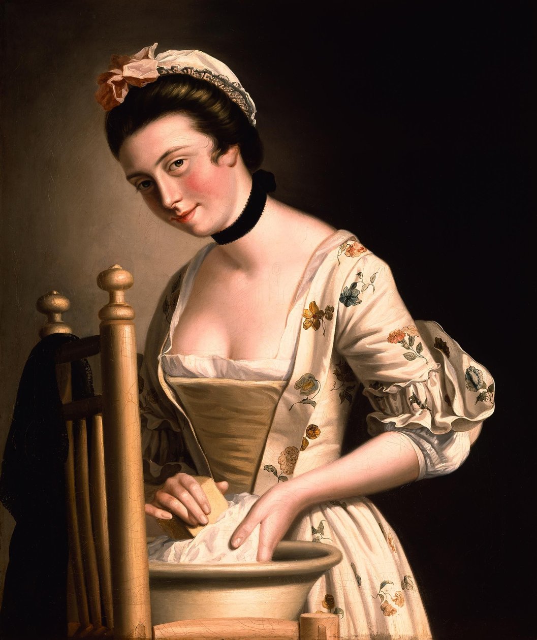 Una donna che fa il bucato da Henry Robert Morland