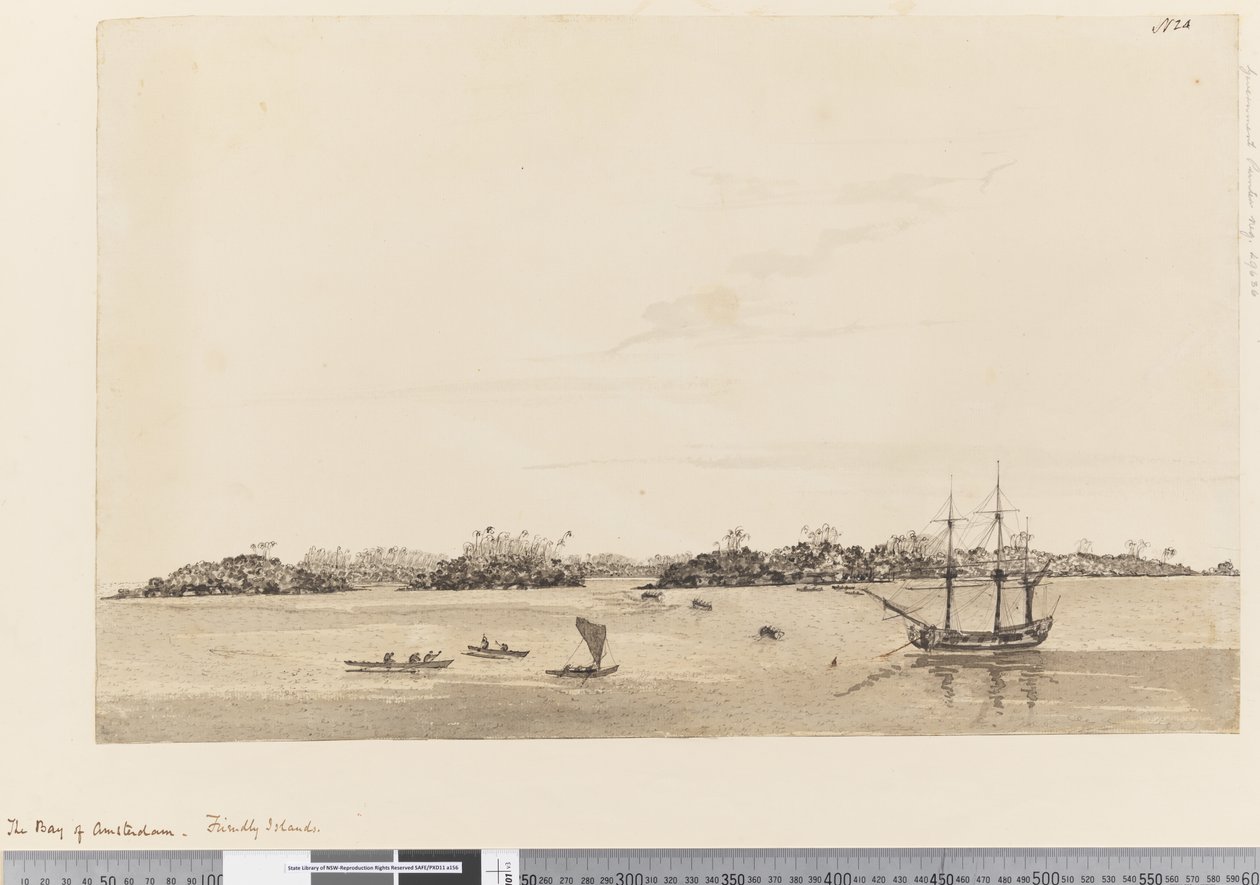 Pagina 24 La Baia di Amsterdam, Isole Amichevoli, 1768-75 da Henry Roberts